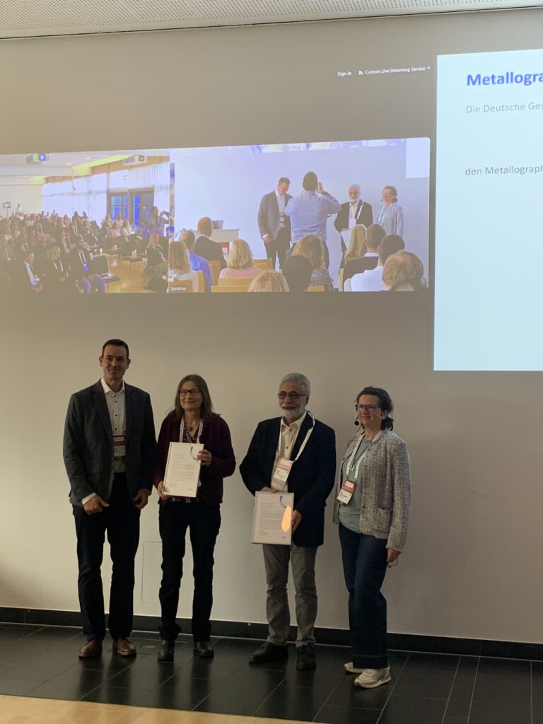 Auszeichnung für TBK-Lehrkräfte: Metallographie-Preis 2025 geht an Frau Uta Richter und Herrn Dr. Alkan