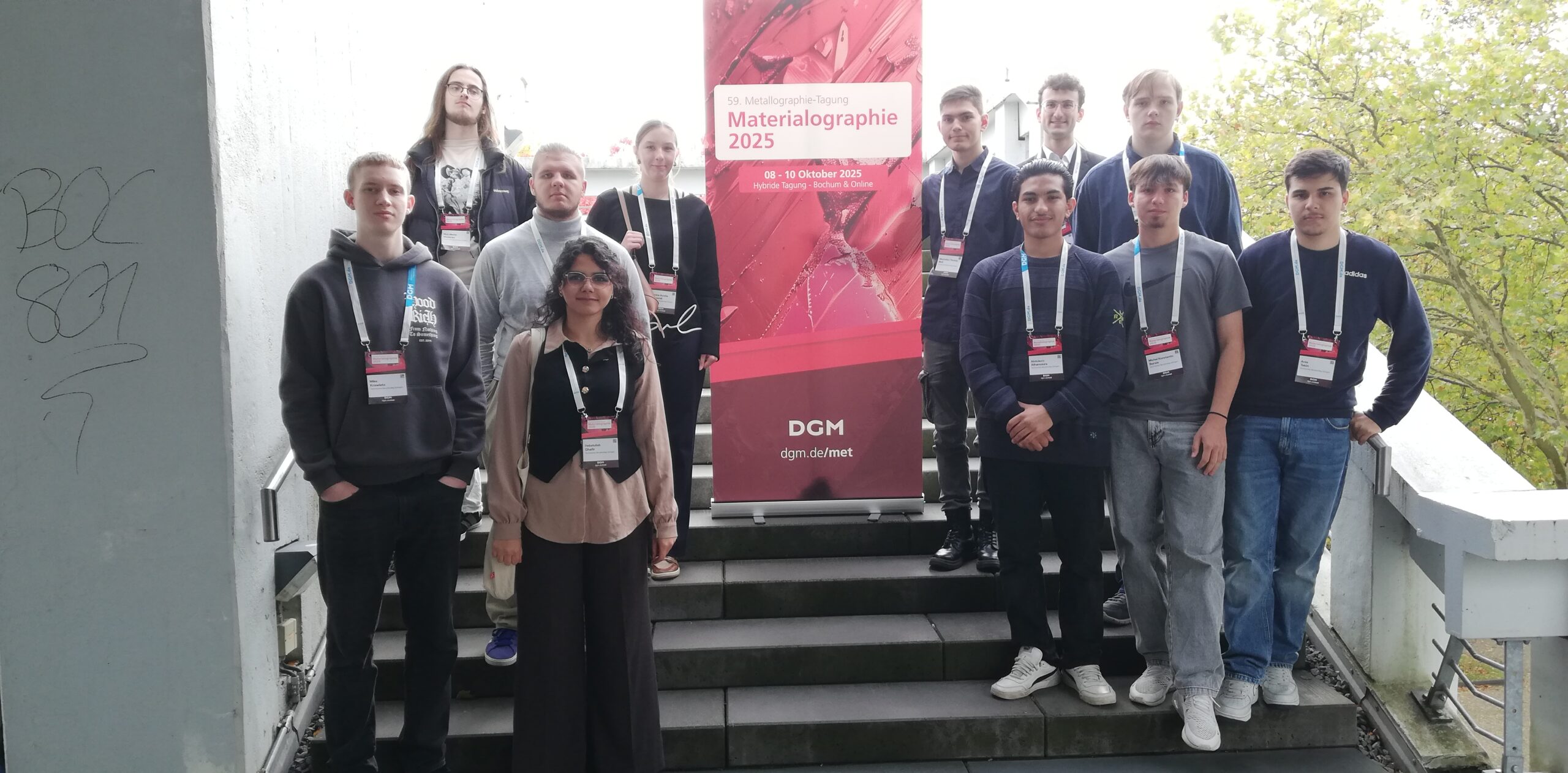TBK-Schüler aktiv auf der Metallographie-Tagung 2025 in Bochum