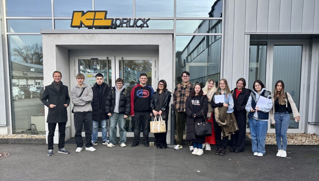 Exkursion zur Druckerei Kürten & Lechner