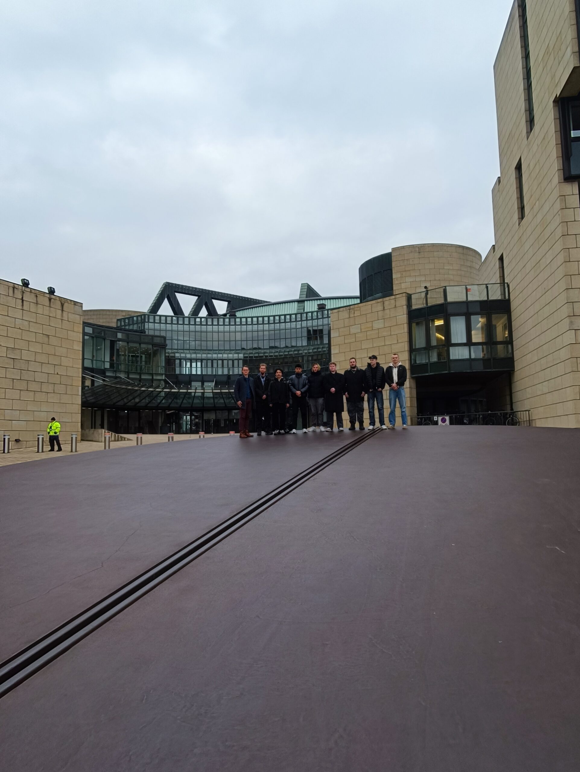 Besuch des Landtages TBK Solingen Dennis Wellner