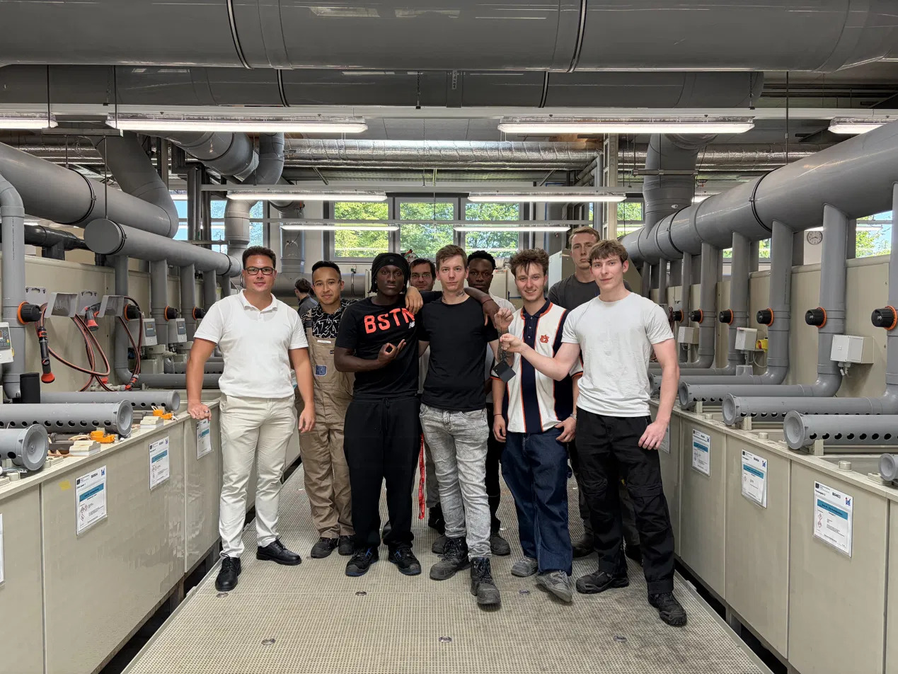 Projekt der Metallbauer und Konstruktionsmechaniker in der Schulgalvanik des TBK Solingen