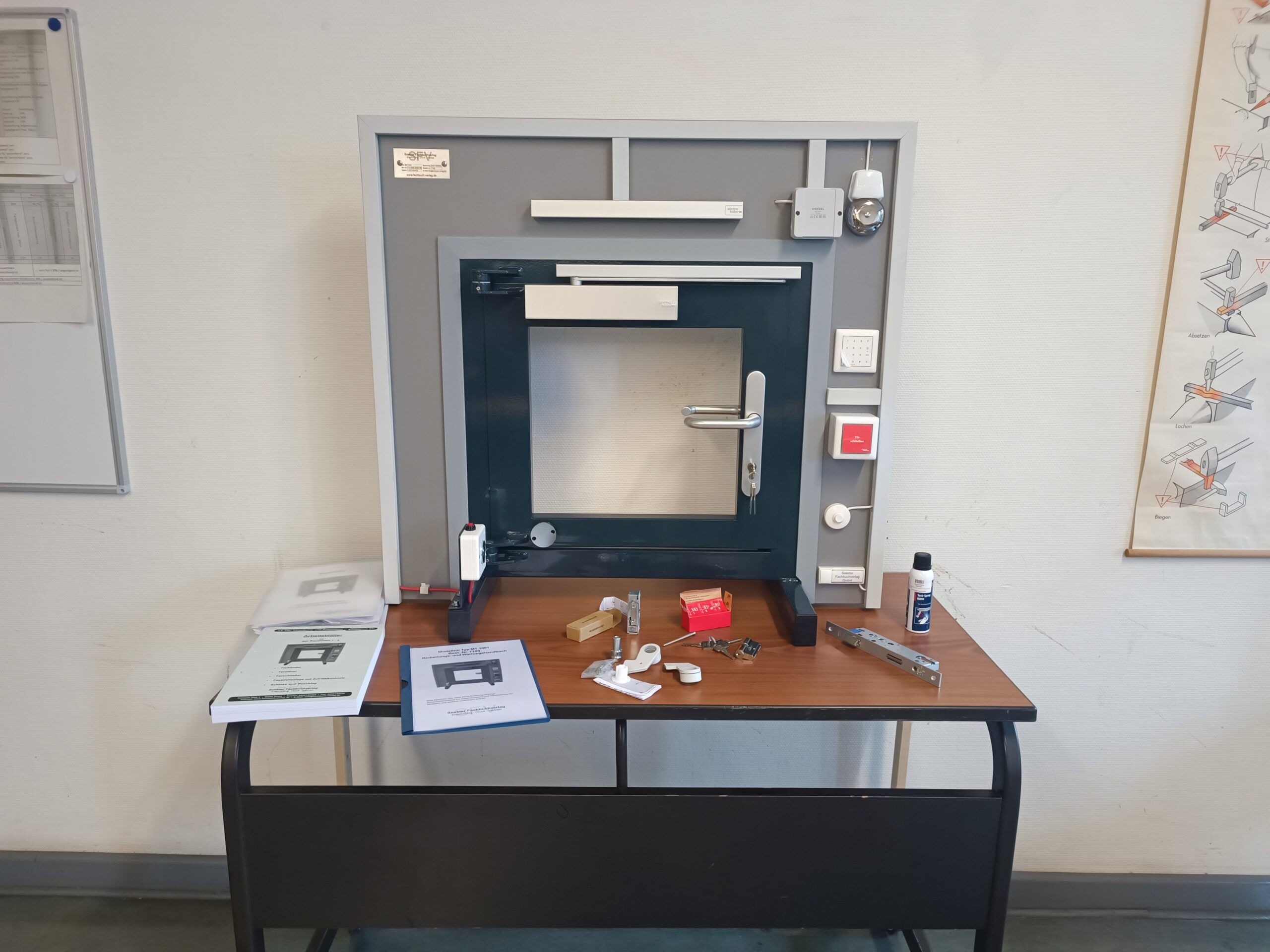 Ein Modell für den Unterricht in der Metallbauer-Klasse am TBK Solingen.